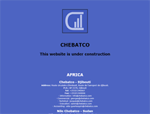 Tablet Screenshot of chebatco.com